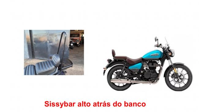 Sissybar Alto 50 cmt Atrás do banco