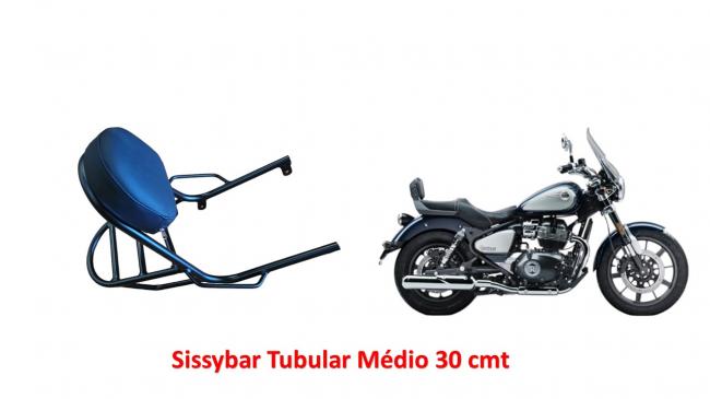 Sissybar Tubular médio 30 cmt