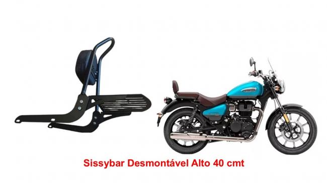 Sissybar Desmontável Alto 40 cmt