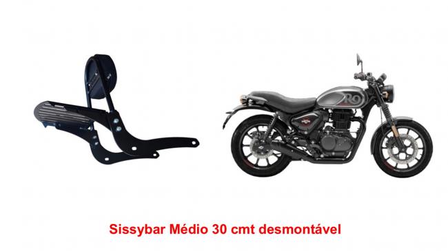 Sissybar Médio desmontável 30 cmt