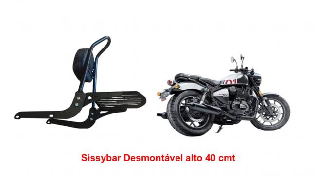 Sissybar Desmontável Alto 40 cmt