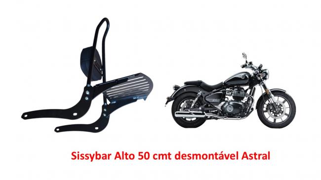 Sissybar Desmontável Alto 50 cmt