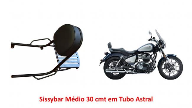 Sissybar chapa médio 30 cmt