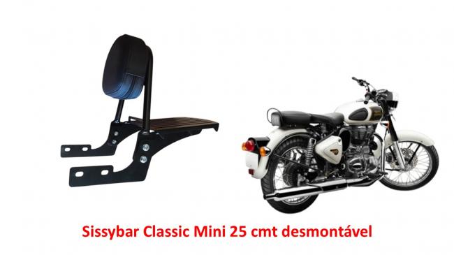 Sissybar Desmontável Mini 25 cmt