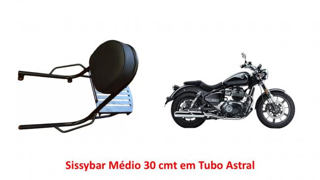 Sissybar chapa médio 30 cmt