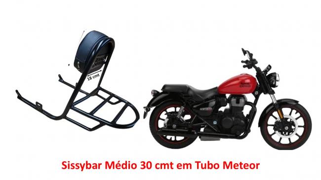 Sissybar Tubular 30 cmt médio