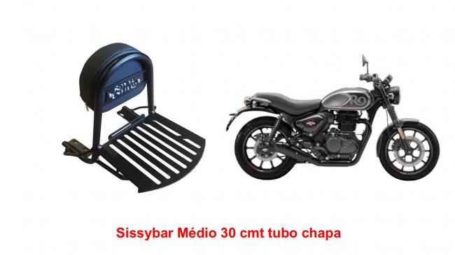 Sissybar Médio 30 cmt Chapa