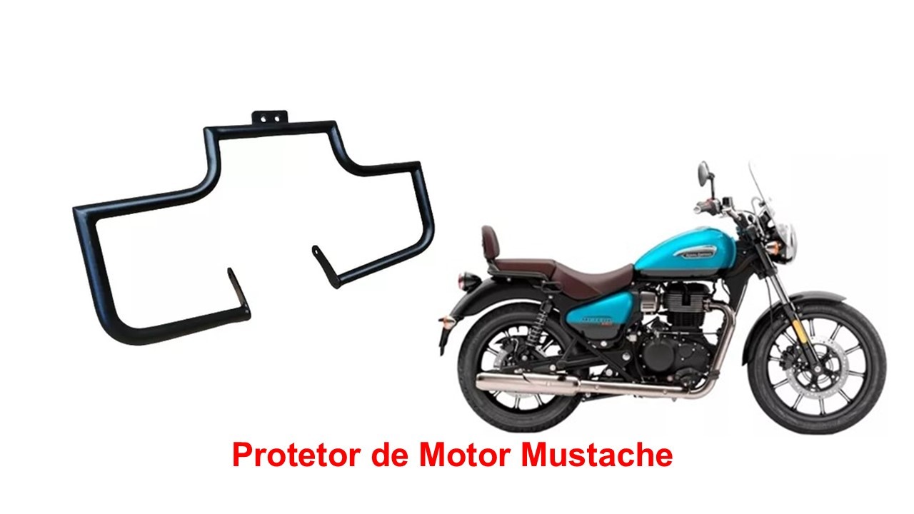 Protetor de Motor Meteor 350 Stellar - Mod Mustache