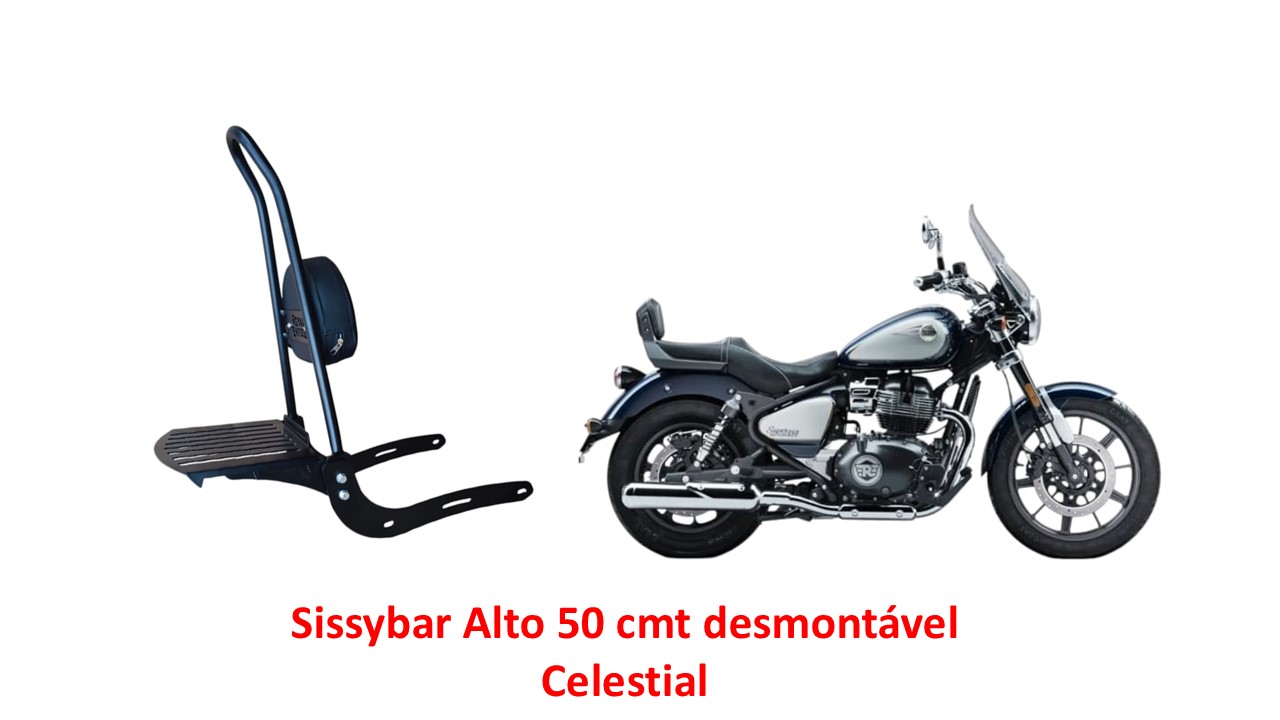 Sissybar Desmontável Alto 50 cmt Celestial