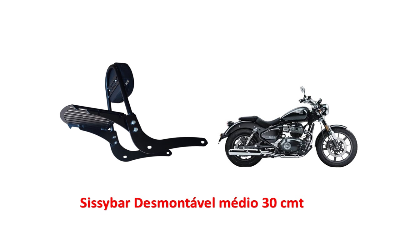 Sissybar Desmontável Médio 30 cmt Interestellar 650