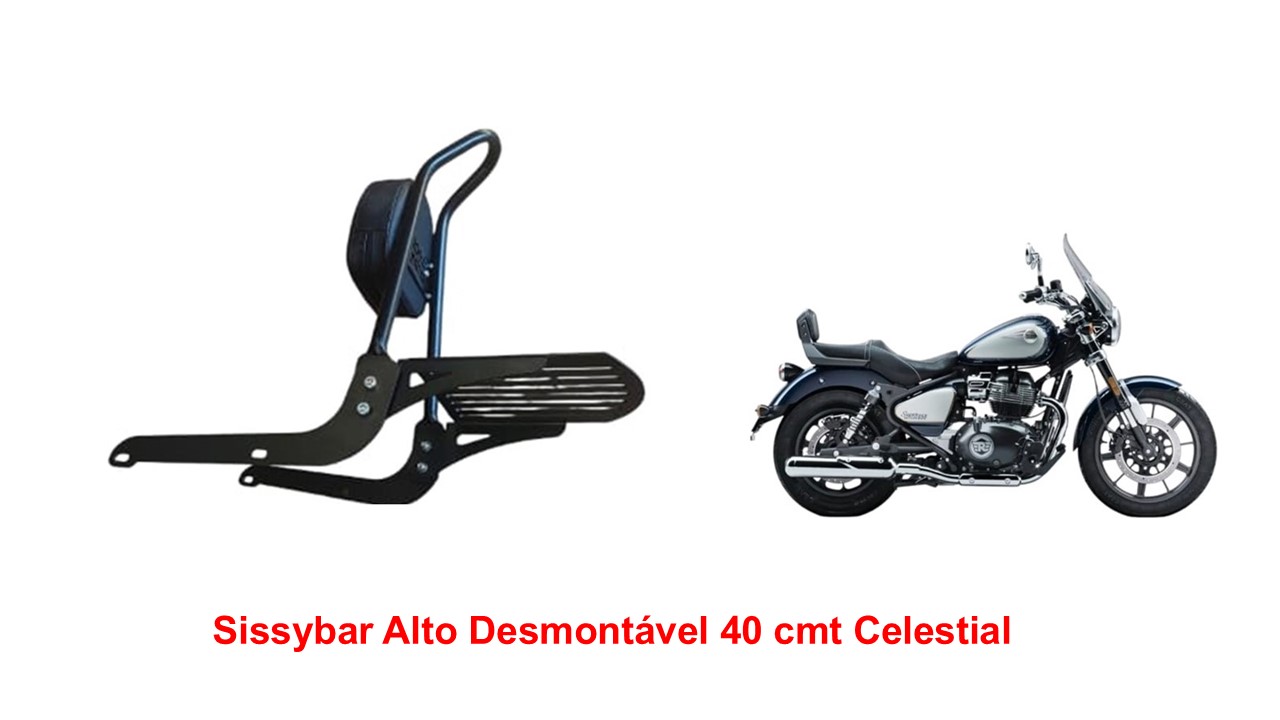 Sissybar Desmontável Alto 40 cmt Celestial 650