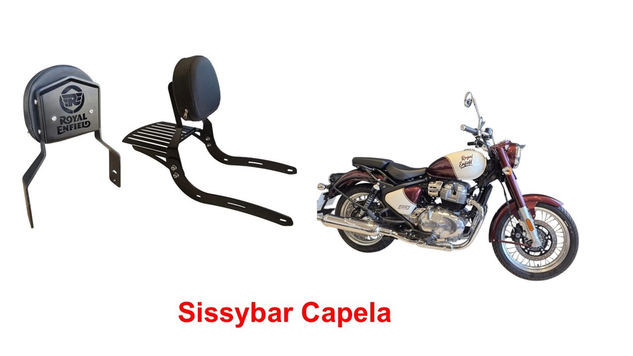Sissybar Desmontável Baixo Capela Classic 650