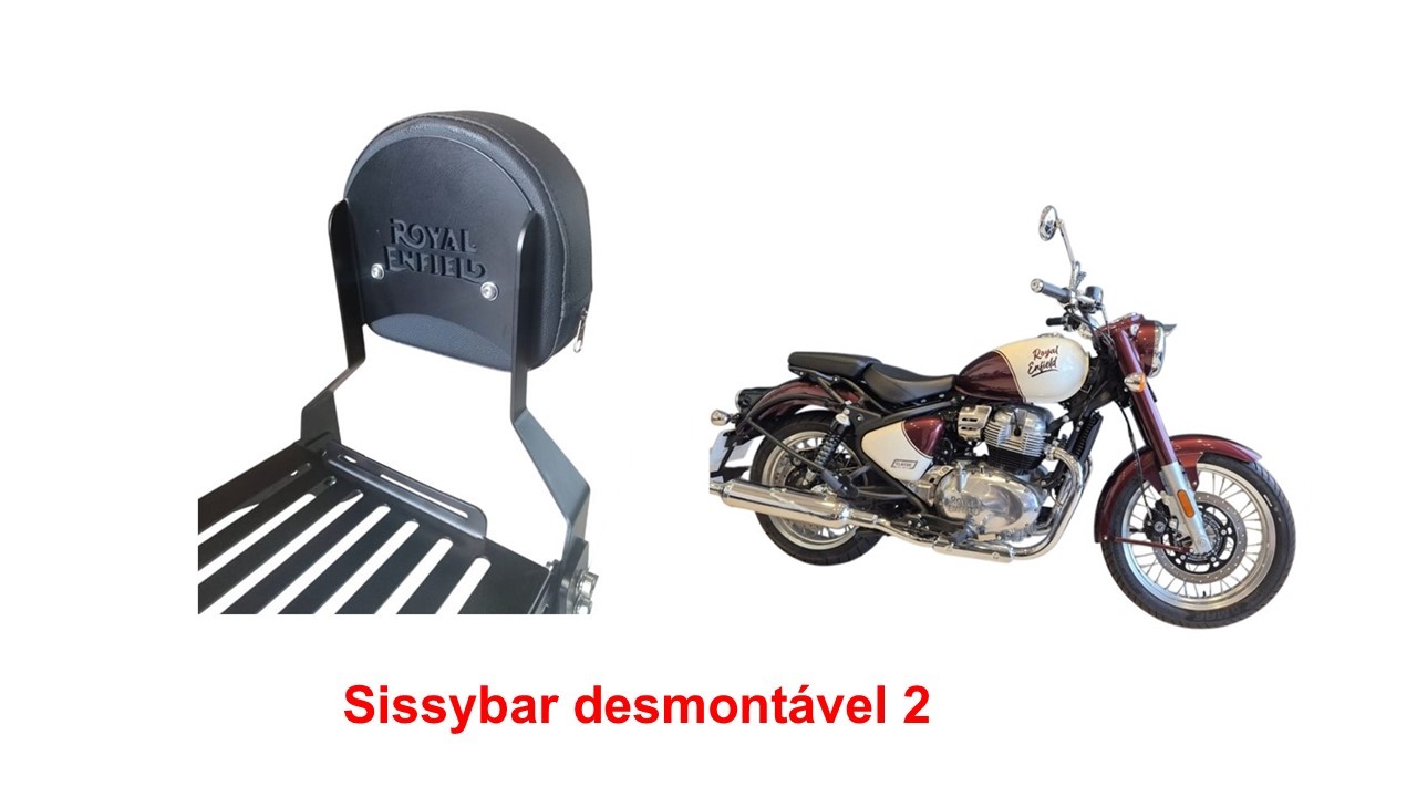 Sissybar Desmontável 2 Classic 650