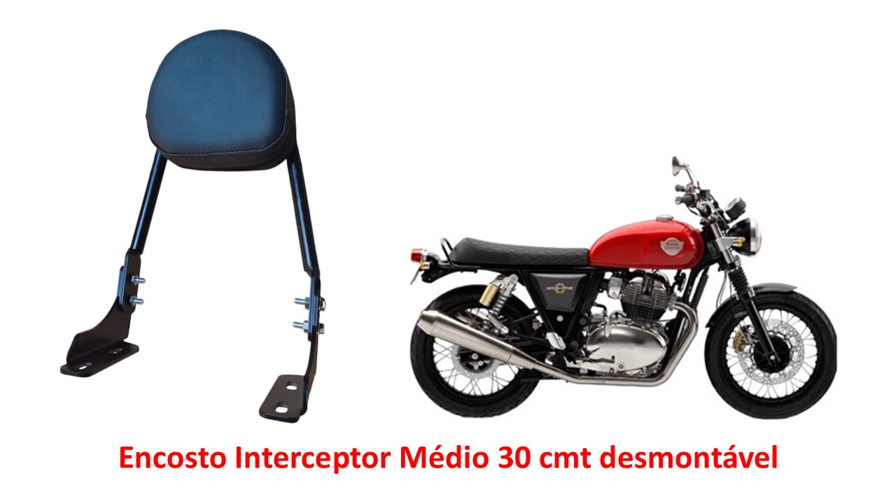 Encosto Desmontável Médio 30 cmt Interceptor 650