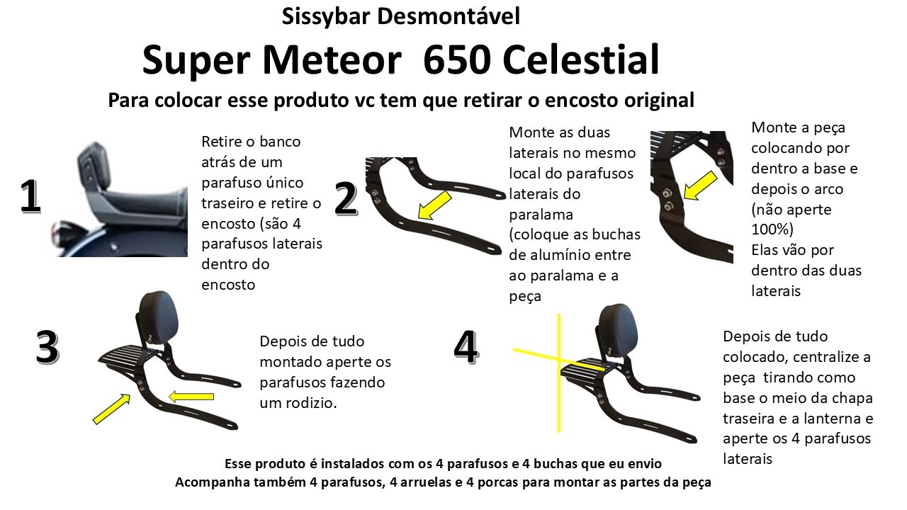 Manual Instalação Super Meteor Celestial