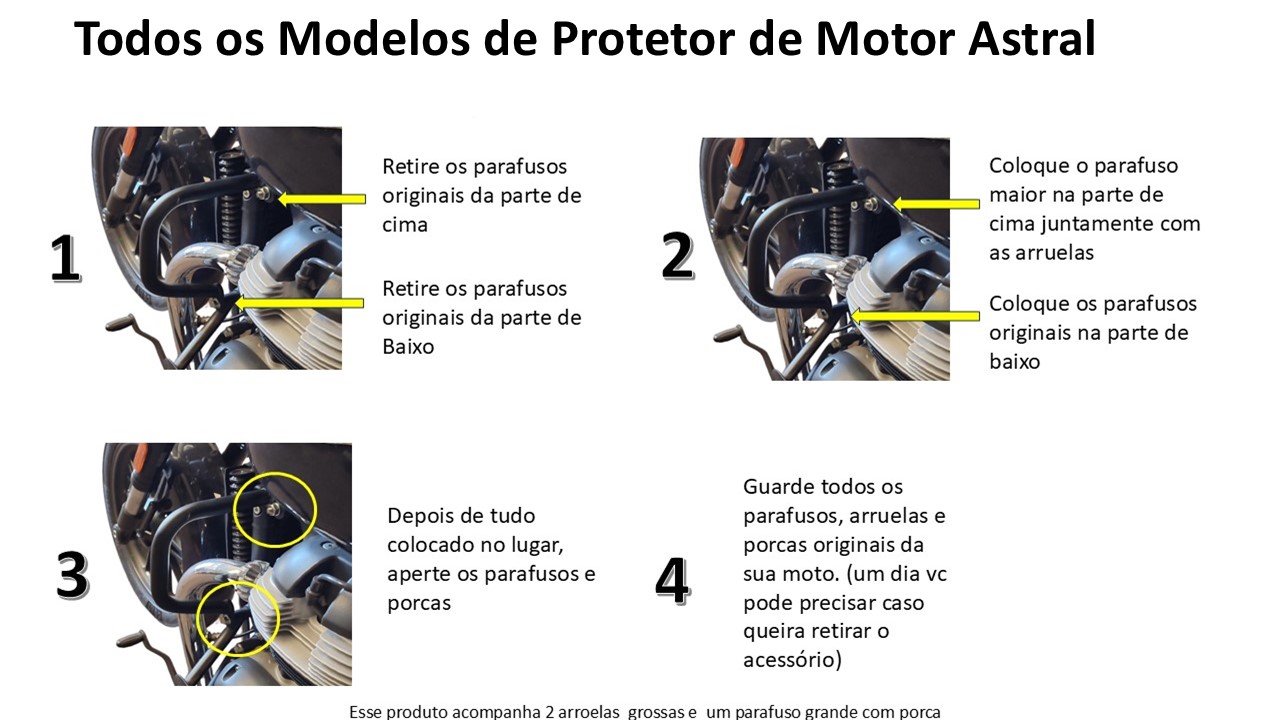 Protetor de Motor Mata Cachorro Super Meteor Astral