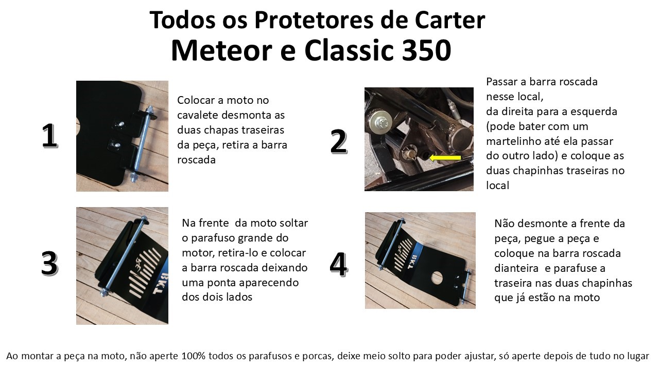 Protetor de Carter Classic 350