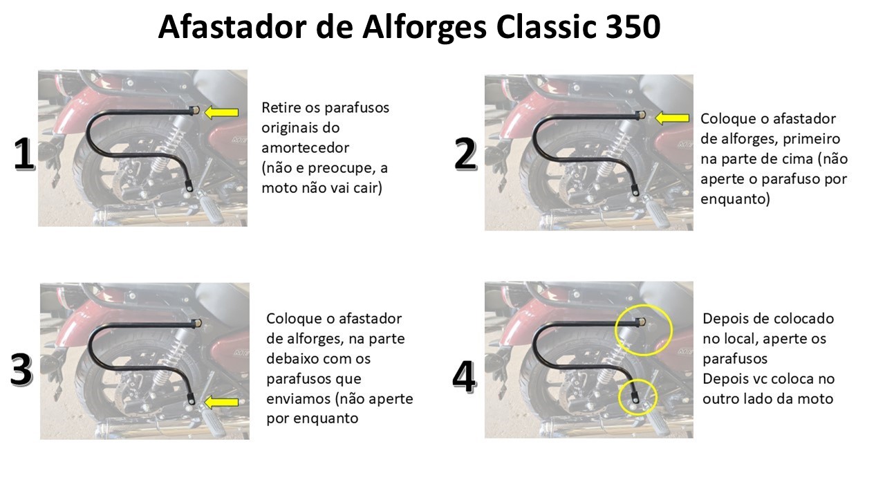 Afastador de Alforges Classic 350