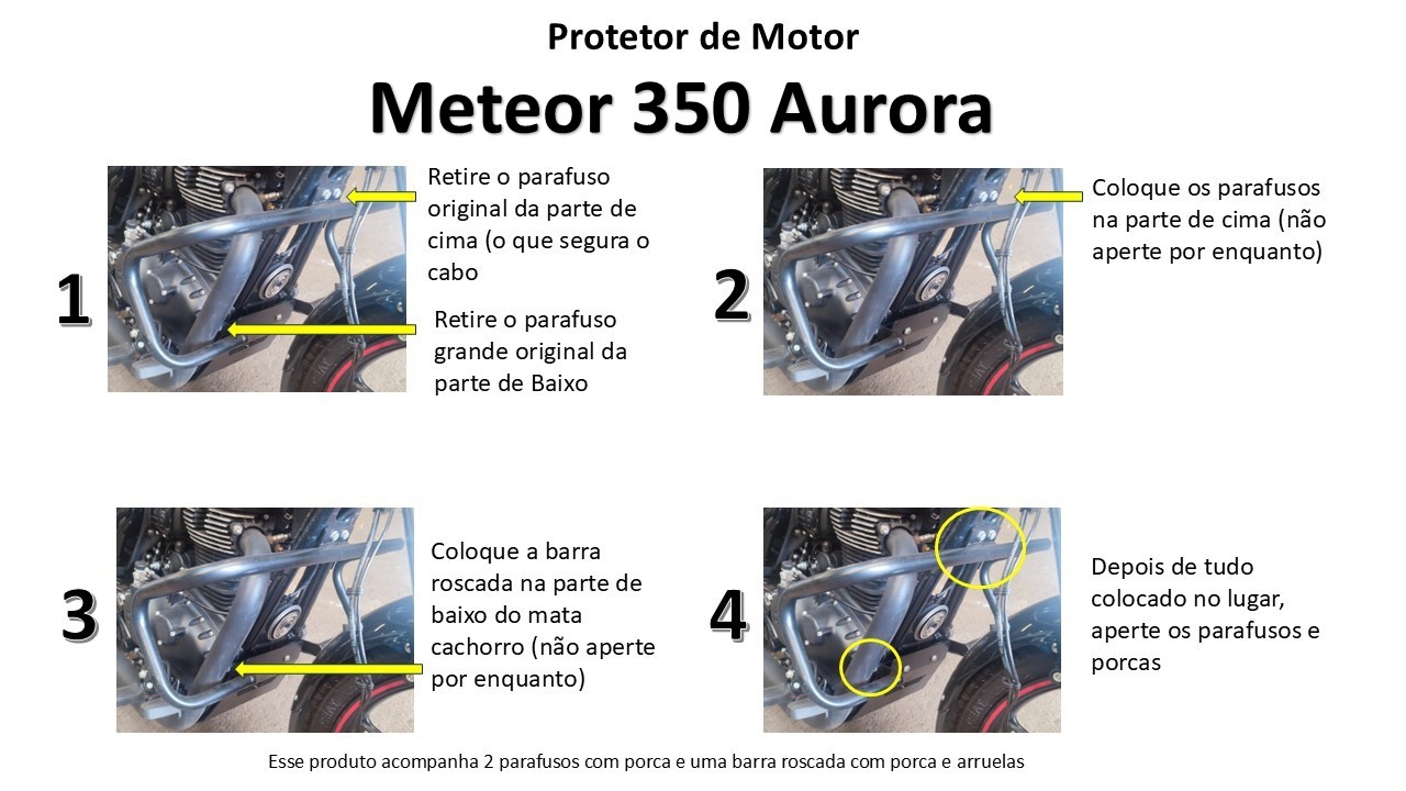 Protetor de Motor Mata Cachorro Aurora 350