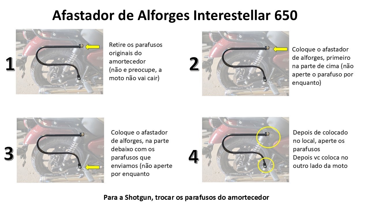 Afastador de Alforges Super Meteor Interestellar 650