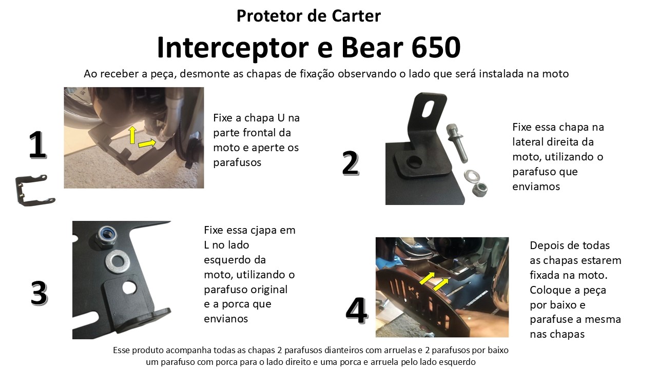 Protetor de Carter Interceptor 650 - Mod Disc