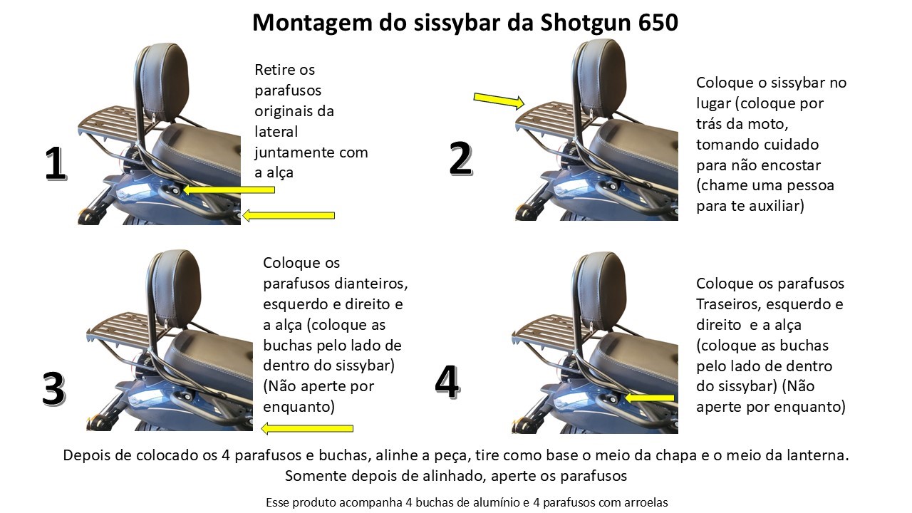Bagageiro Fixo Classic 650